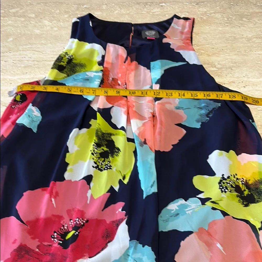 NWOT Floral Sleeveless Dress, measurement in photos, absolutely no flaws. - Picture 6 of 11